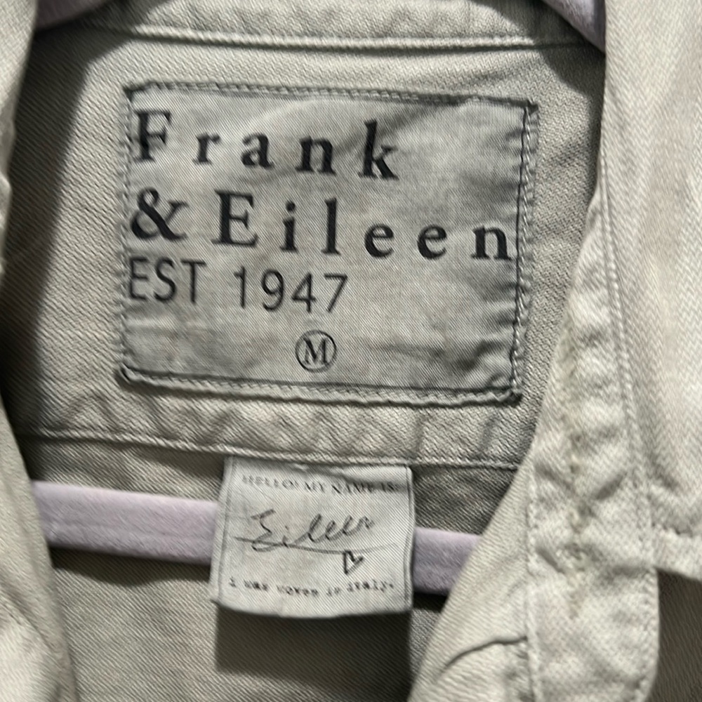 Frank & Eileen Olive Green Button-Down Shirt - Picture 2 of 4